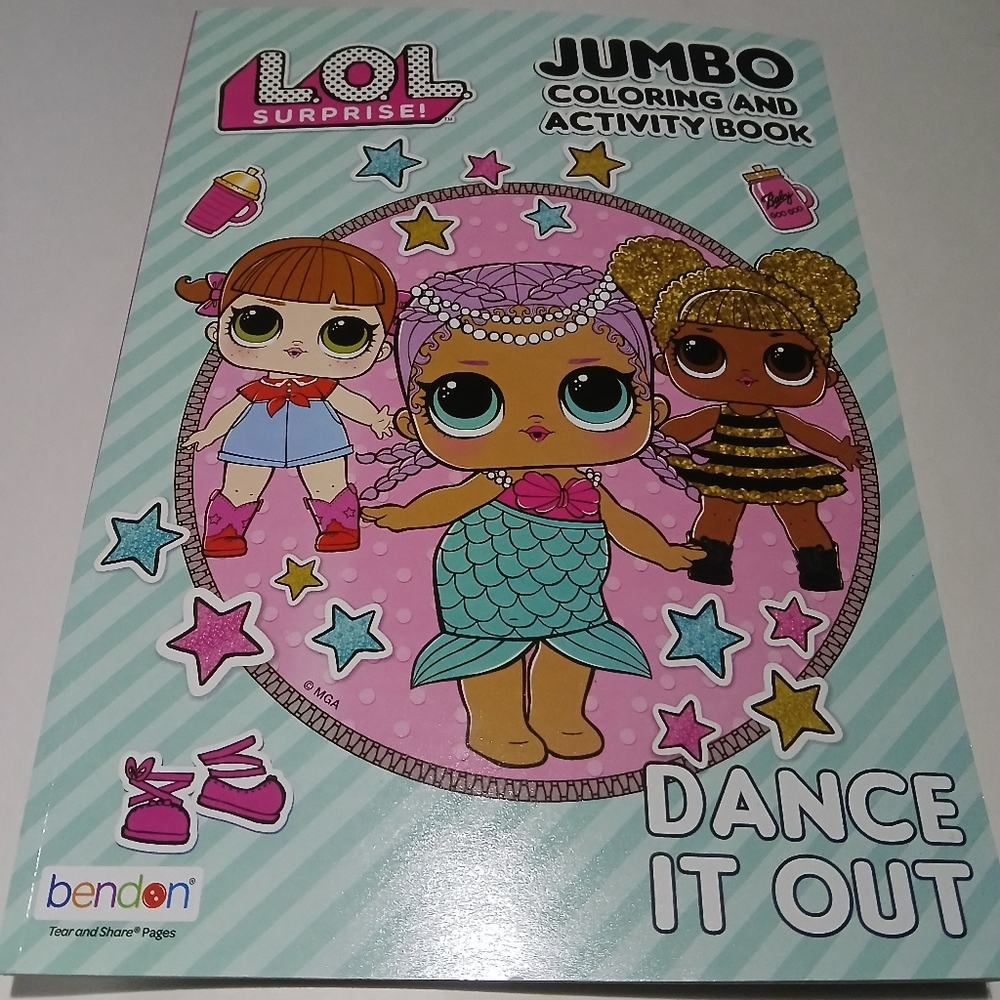 LOL Surprise! Jumbo Coloring and Activity book